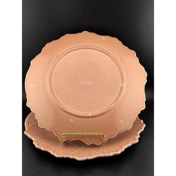 Woodfield Salmon Pink 10.5" Plate by Steubenville - Picture 4 of 7